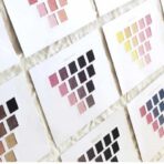 Nuancier textiles sur lin et laine