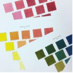 Nuancier textiles sur lin et laine