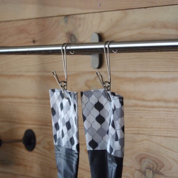 Pince à linge & crochet en inox 5PCS Pince à linge & crochet en inox 5PCS