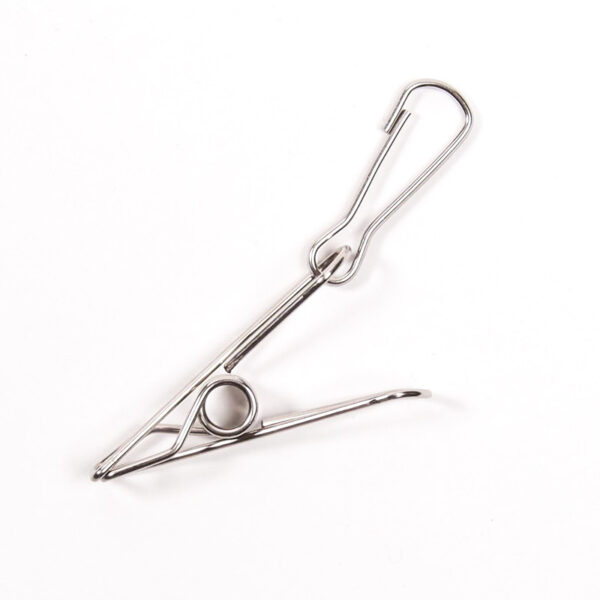 Pince à linge avec clip en inox 4pcs Pince à linge avec clip en inox 4pcs