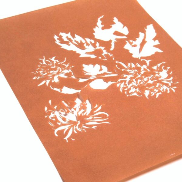 Katagami (Pochoir) Motif Pivoine Katagami (Pochoir) Motif Pivoine